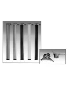 Chrome Adjustable Steel Tube Legs