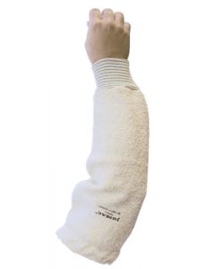 Wells Lamont Natural White 14" Heavy Weight Terry Cloth Heat Resistant Sleeve With Elastic Closure