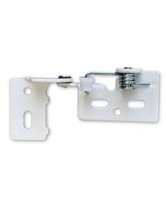 Youngdale #5 Knife Hinge 1/4in. Overlay White - Pair - Discontinued