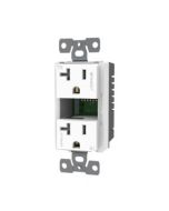 Smart outlet w/o smart module, White 120VAC 20A from Swidget - L-R1020SWA-1
