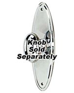 Polished Chrome 3" [76.20MM] Backplate for Knob by Alno sold in Each - A1225-3-PC