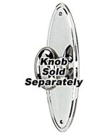 Polished Nickel 3" [76.20MM] Backplate for Knob by Alno sold in Each - A1225-3-PN