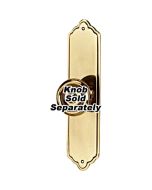 Polished Antique 4" [101.50MM] Backplate for Knob by Alno - A1226-4-PA