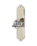 Polished Nickel 4" [101.50MM] Backplate for Knob by Alno - A1226-4-PN