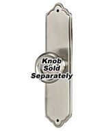 Satin Nickel 4" [101.50MM] Backplate for Knob by Alno sold in Each - A1226-4-SN