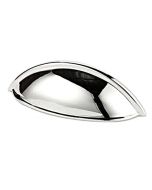 Polished Nickel 3-1/2" [88.90MM] Cup Pull by Alno sold in Each - A1355-PN