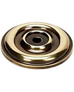 Polished Antique Backplate for Knob by Alno - A1453-PA