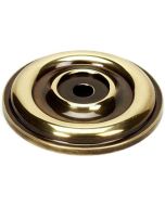 Polished Antique Backplate for Knob by Alno sold in Each - A1460-PA