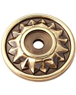 Polished Antique Backplate for Knob by Alno - A1474-PA