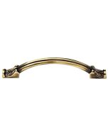 Polished Antique 4" [101.60MM] Pull by Alno sold in Each - A1476-4-PA