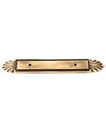 Polished Antique 3" [76.20MM] Backplate for Pull by Alno - A1477-3-PA