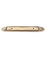 Polished Antique 3-1/2" [88.90MM] Backplate for Pull by Alno - A1477-35-PA