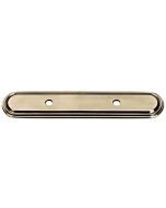 Polished Antique 3" [76.20MM] Backplate for Pull by Alno sold in Each - A1507-3-PA