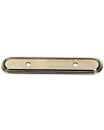 Polished Antique 3-1/2" [88.90MM] Backplate for Pull by Alno sold in Each - A1508-35-PA