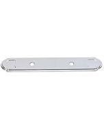 Polished Chrome 3-1/2" [88.90MM] Backplate for Pull by Alno - A1569-35-PC
