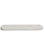 Polished Nickel 3-1/2" [88.90MM] Backplate for Pull by Alno - A1569-35-PN