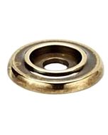 Polished Antique Backplate for Knob by Alno sold in Each - A615-1-PA