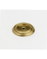 Satin Brass 1-1/2" [38.00MM] Backplate for Knobs by Alno - A616-38-SB