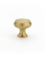 Satin Brass 1-1/4" [32.00MM] Knob by Alno - A626-14-SB