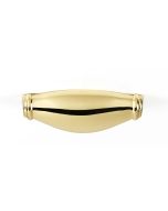 Polished Brass 3" [76.20MM] Cup Pull by Alno - A626-3-PB