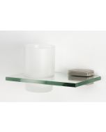 Polished Nickel 6-11/16" [170.00MM] Tumbler with Holder by Alno - A6570-PN