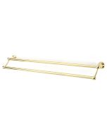 Polished Brass 32" [812.80MM] Double Towel Bar by Alno - A6625-30-PB