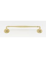 Polished Brass 12" [304.80MM] Towel Bar by Alno - A6720-12-PB