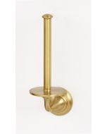 Satin Brass 6-3/4" [171.45MM] Single Post Tissue Holder by Alno - A6767-SB
