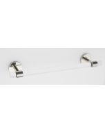 Polished Nickel 12" [304.80MM] Towel Bar by Alno - A7220-12-PN