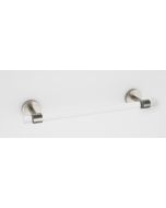 Satin Nickel 12" [304.80MM] Towel Bar by Alno - A7220-12-SN