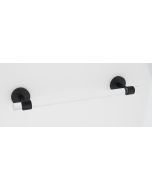 Matte Black 24" [609.60MM] Towel Bar by Alno - A7220-24-MB