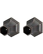 Barcelona 1-1/4" [32.00MM] Shower Rod by Alno - A7746-BARC
