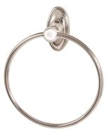 Polished Nickel 7" [178.00MM] Towel Ring by Alno sold in Each - A8040-PN