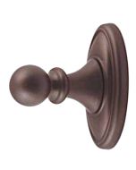 Chocolate Bronze 3-1/2" [89.00MM] Robe Hook by Alno - A8080-CHBRZ