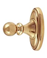 Polished Antique 3-1/2" [89.00MM] Robe Hook by Alno - A8080-PA