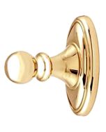 Polished Brass 3-1/2" [89.00MM] Robe Hook by Alno - A8080-PB