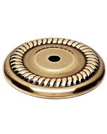 Polished Antique Backplate for Knob by Alno sold in Each - A813-38P-PA