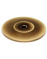 Polished Antique Backplate for Knob by Alno sold in Each - A815-14P-PA