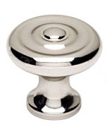 Polished Nickel Knob by Alno sold in Each - A817-1-PN