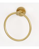 Satin Brass 6" [152.50MM] Towel Ring by Alno - A8340-SB
