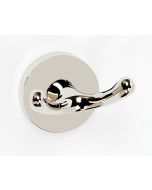 Polished Nickel 2" [51.00MM] Double Robe Hook by Alno - A8384-PN