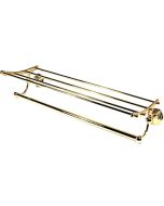 Polished Brass 24" [609.60MM] Towel Rack by Alno - A9026-24-PB