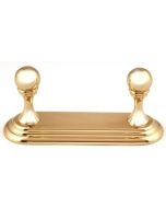 Polished Brass 3-1/2" [88.90MM] Robe Hook by Alno - A9086-PB