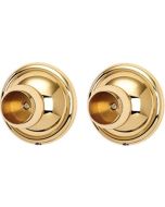 Polished Brass 2-5/8" [67.00MM] Shower Rod by Alno - A9246-PB