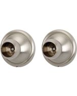 Satin Nickel 2-5/8" [67.00MM] Shower Rod by Alno - A9246-SN