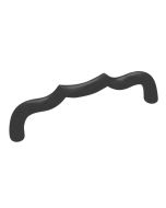 Matte Black 96MM Pull, Trellis by Belwith Keeler - B076140-MB