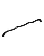 Matte Black 12" Pull, Trellis by Belwith Keeler - B076145-MB