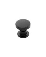 Matte Black 1-1/4" (32MM) Knob, Urbane by Belwith Keeler - B077944MB