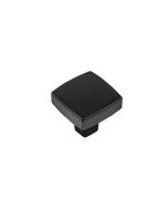 Matte Black 1-1/4" (32MM) Knob, Coventry by Belwith Keeler - B077986MB