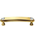 Polished Antique 3-1/2" [88.90MM] Pull by Alno - C211-35-PA